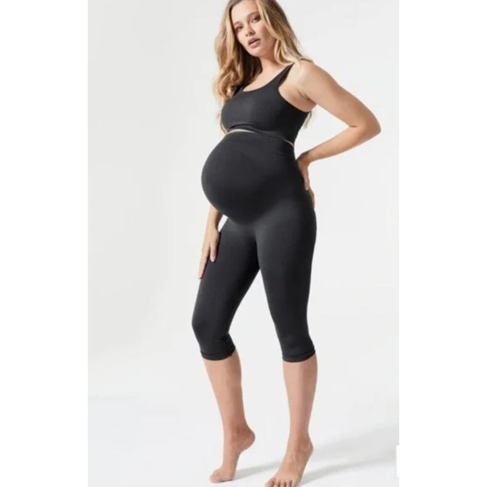 Blanqi Everyday Maternity Belly Support Crop Leggings